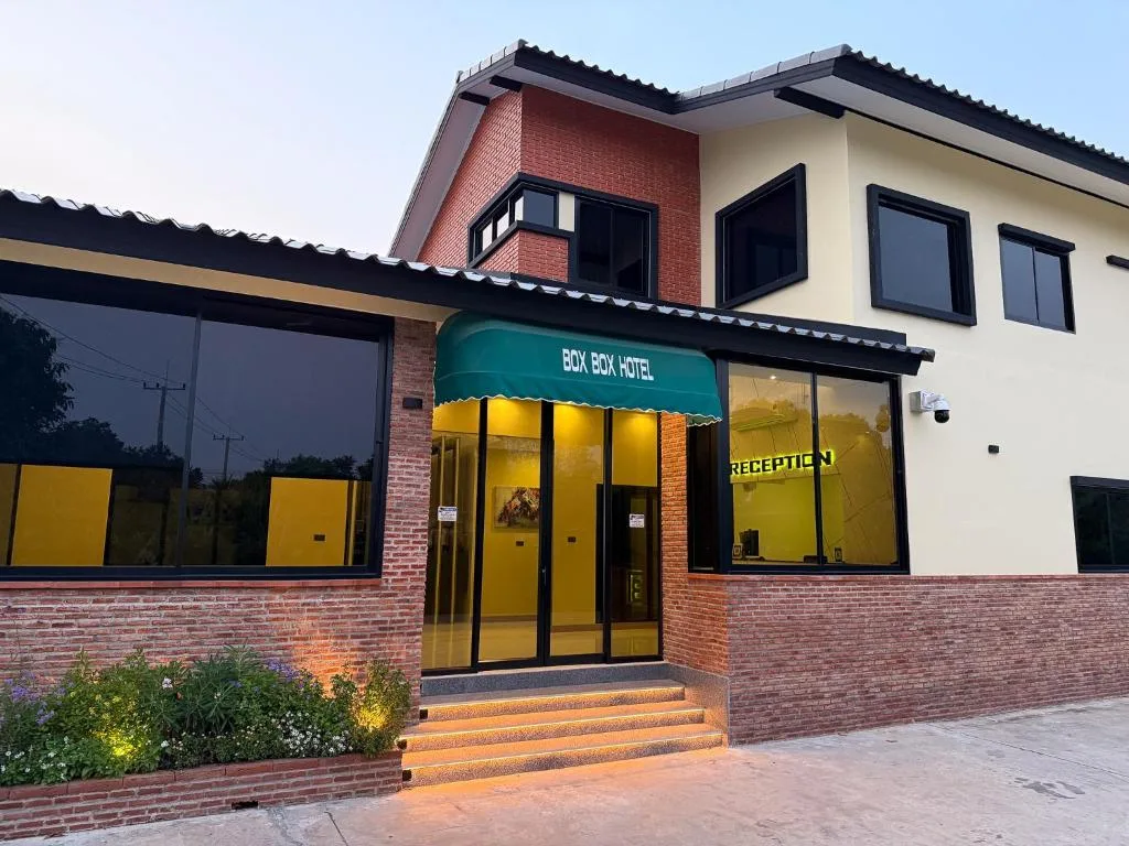 The Box Box Hotel entrance in Plutaluang, Sattahip