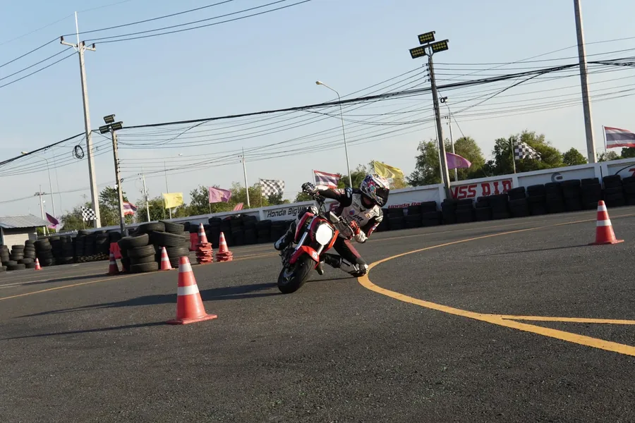 A rider on the EEST NJT training circuit